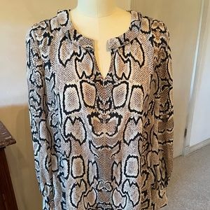 Animal Print Blouse